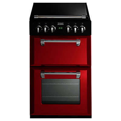 Stoves Richmond 550DFW Dual Fuel Mini Range Cooker, Hot Jalapeño Red